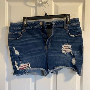 Maurices 16 Denim  Mid Rise Jean Shorts